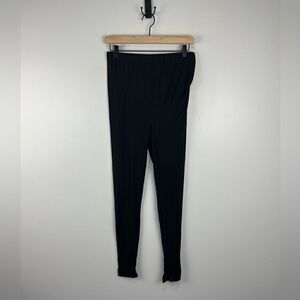 Coming Soon Maternity Super Soft Black Over Bump Leggings L